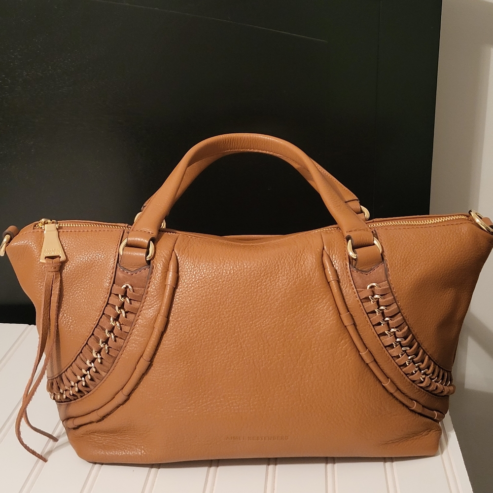 Aimee Kestenburg Purse Brn Braided Leather